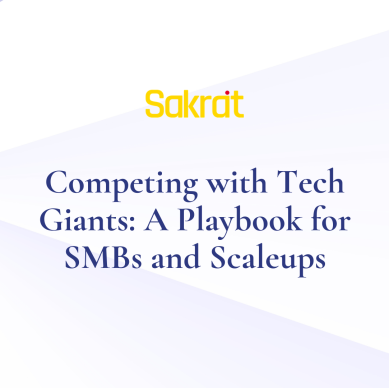playbook for SMBs and scaleups details the strategies to outmaneuver large competitors by leveraging speed, focus, and customer intimacy.