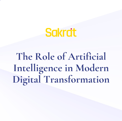 AI drives modern digital transformation: from automating processes to personalizing customer experiences.