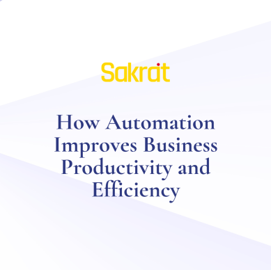 How automation improves business productivity and efficiency by reducing manual work, streamlining processes, and enabling faster operations.