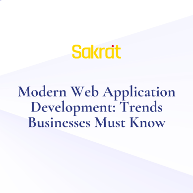 modern web application development trends businesses must know, including cloud-native apps, APIs, scalability, and performance optimization.