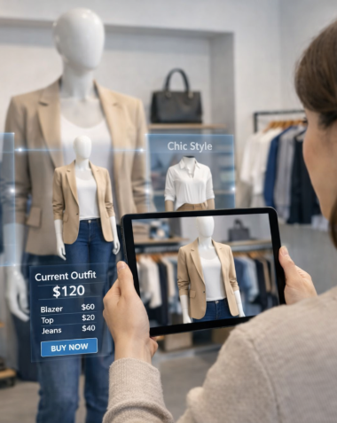 Exploring outfits with augmented reality