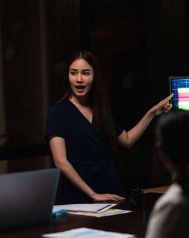 Split screen showing stressful event planning chaos versus streamlined workflow using AI automation and real-time dashboards