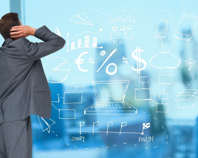 Business leader analyzing unpredictable cloud costs and financial metrics, highlighting need for usage governance and budget control strategies