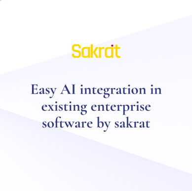Easy AI integration in existing enterprise software for automation, system intelligence, scalability, and digital transformation by Sakrat