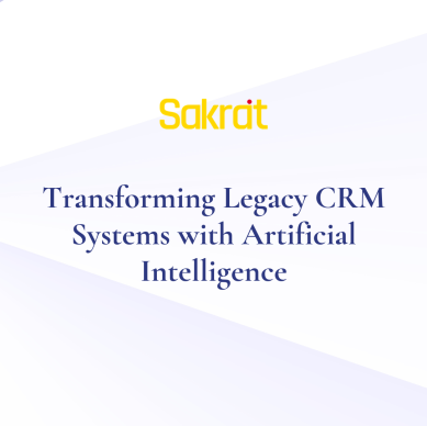 Legacy CRM modernization using artificial intelligence and automation